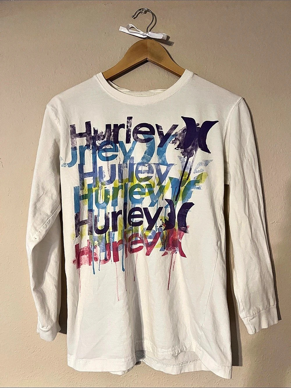 Hurley Men's Abstract Graphic Long Sleeve Tee XL